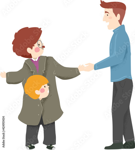 Kids Boys Pretend Shake Han...