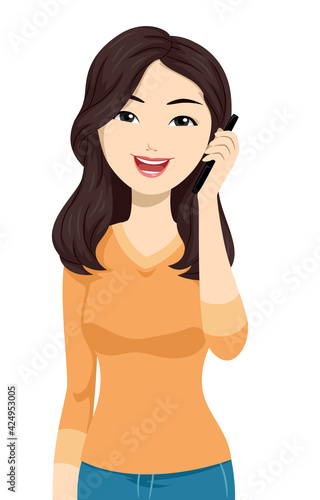 Teen Girl East Asian Call M...