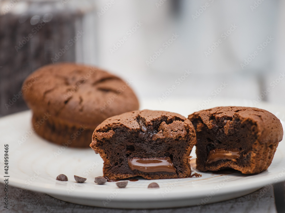 Fototapeta premium moelleux au chocolat 