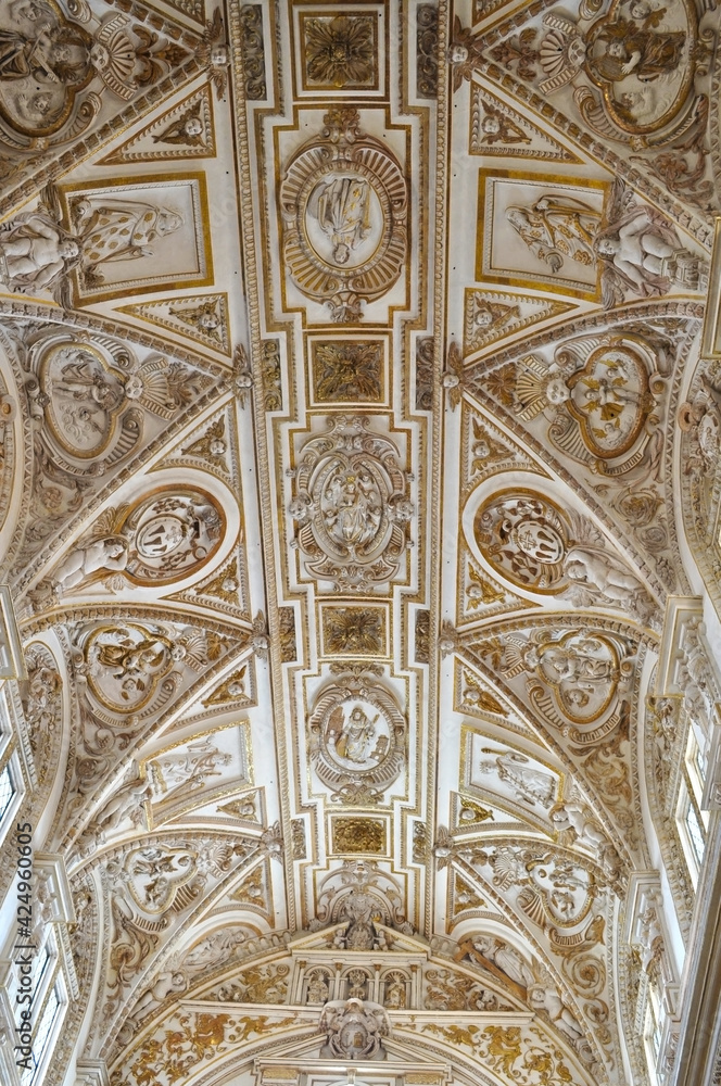 Obraz premium Cordoba, Spain-June 2019: Grand Mesquita Interiors and Architecture in Cordoba
