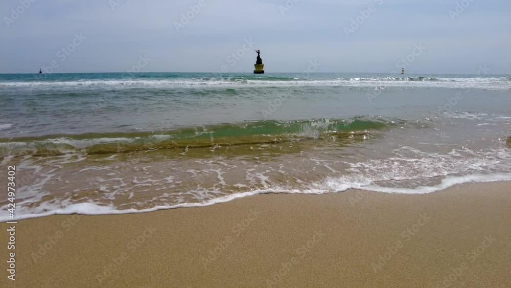 Scenery of haeundae beach, Busan, South Korea, Asia Scenery of haeundae beach, Busan, South Korea, Asia