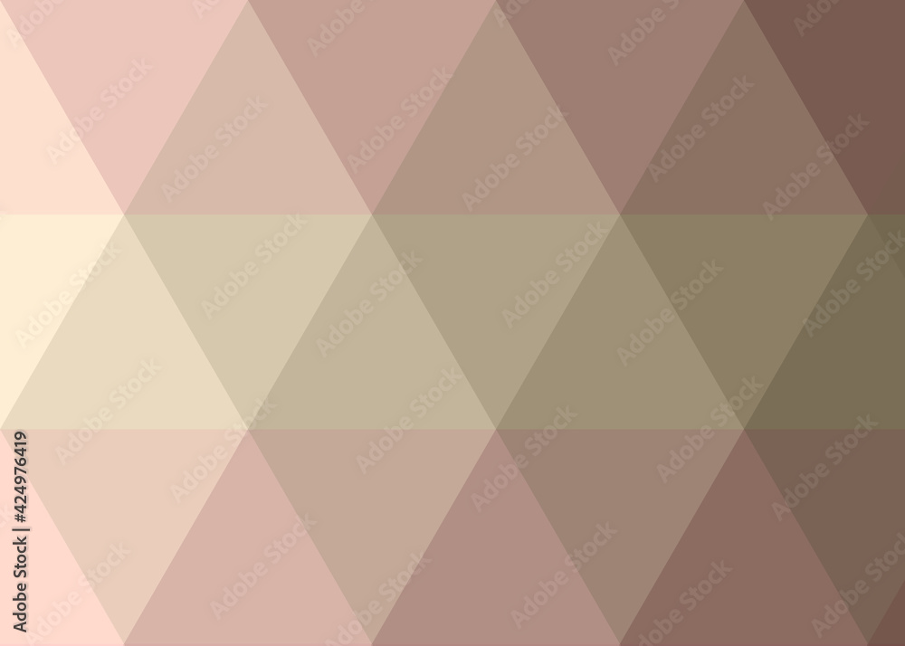 Fototapeta premium Abstract color Low-Polygones Generative Art background illustration