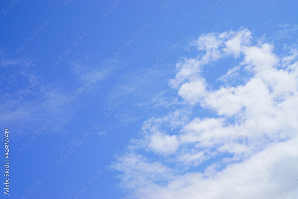 青空と白い雲 青空と白い雲