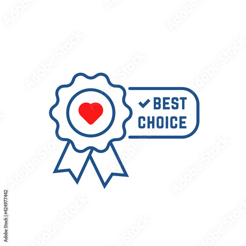 best choice icon like favorite