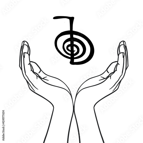Murais de parede Reiki symbol