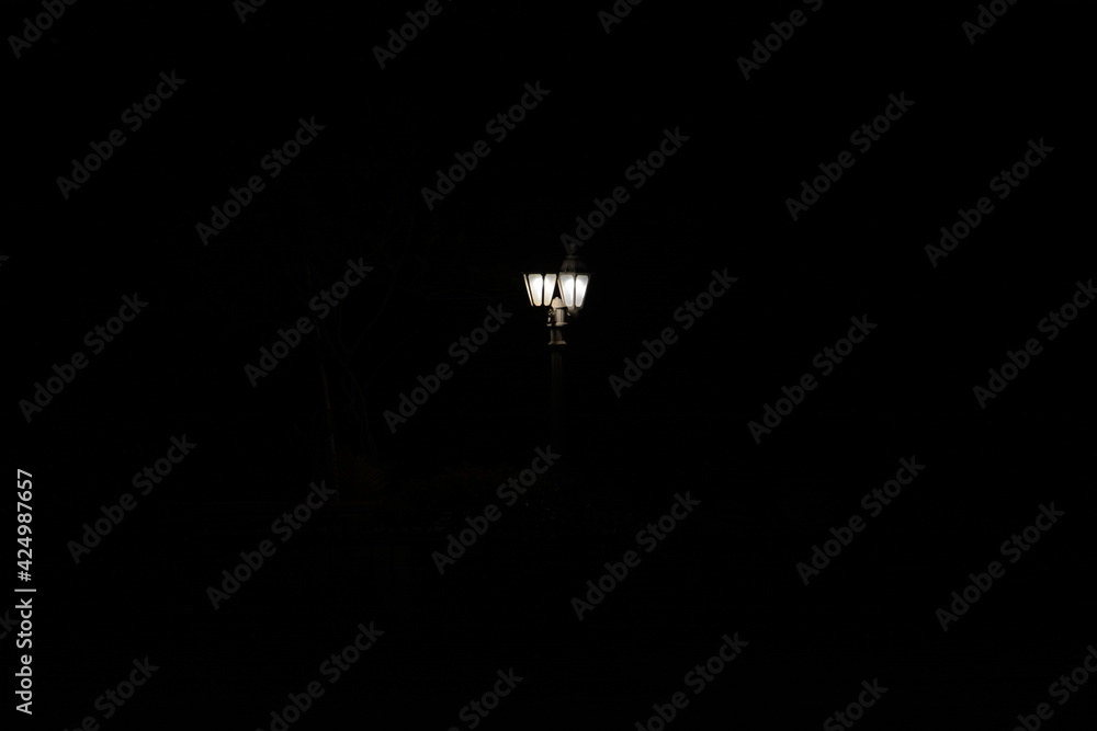 a spooky garden light 