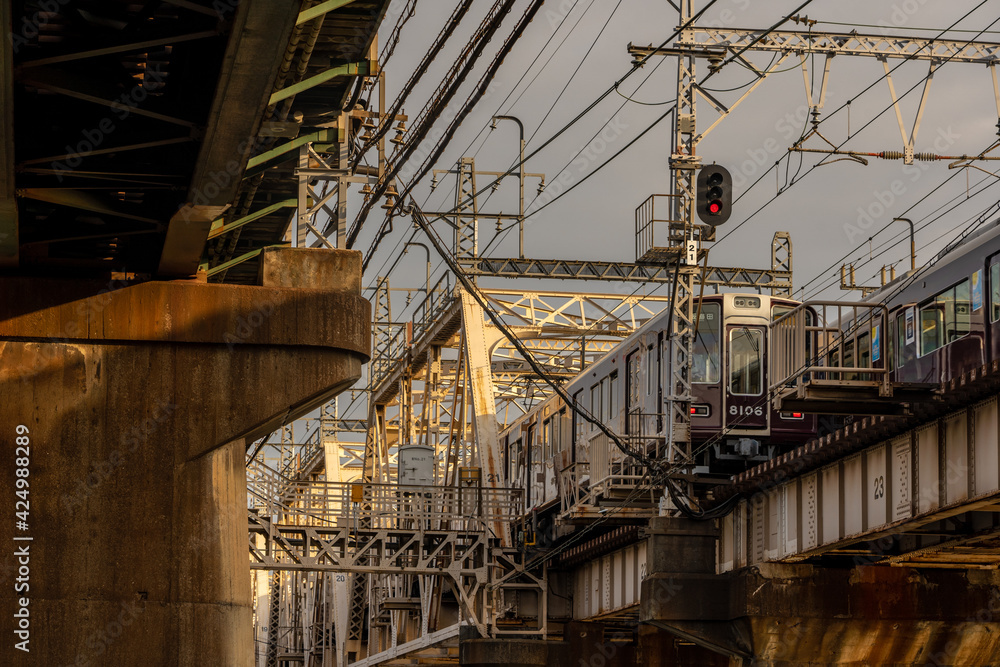 Fototapeta premium 電車