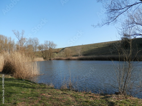 Der Hirschenteich am Karstwanderweg in Nordhausen Salza photo