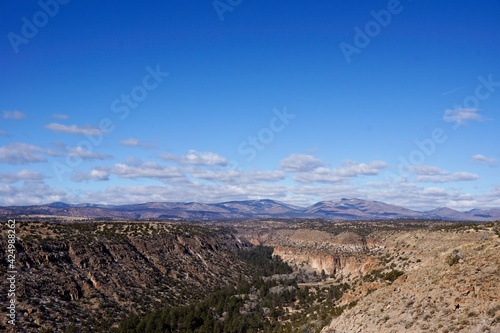 Canyon near Los Alamos in NM
