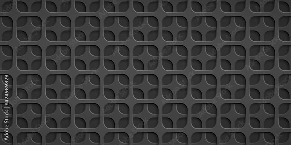 Abstract background with squares holes in gray colors Abstract background with squares holes in gray colors