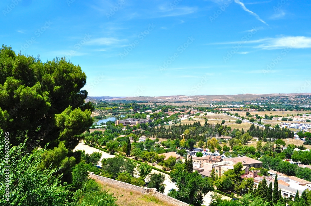 Toledo view in summer in Spain
