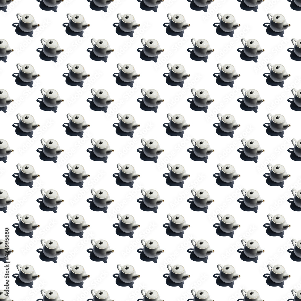 Pattern with many Teapots Pattern with many Teapots