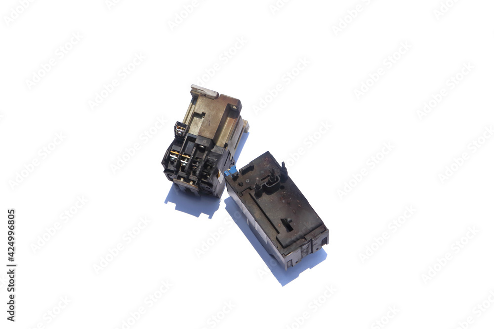 The switch has burned out and is damaged The switch has burned out and is damaged