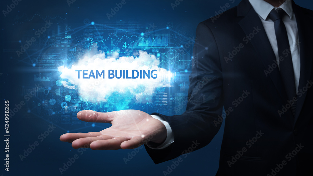 Hand of Businessman holding motivational message Hand of Businessman holding motivational message