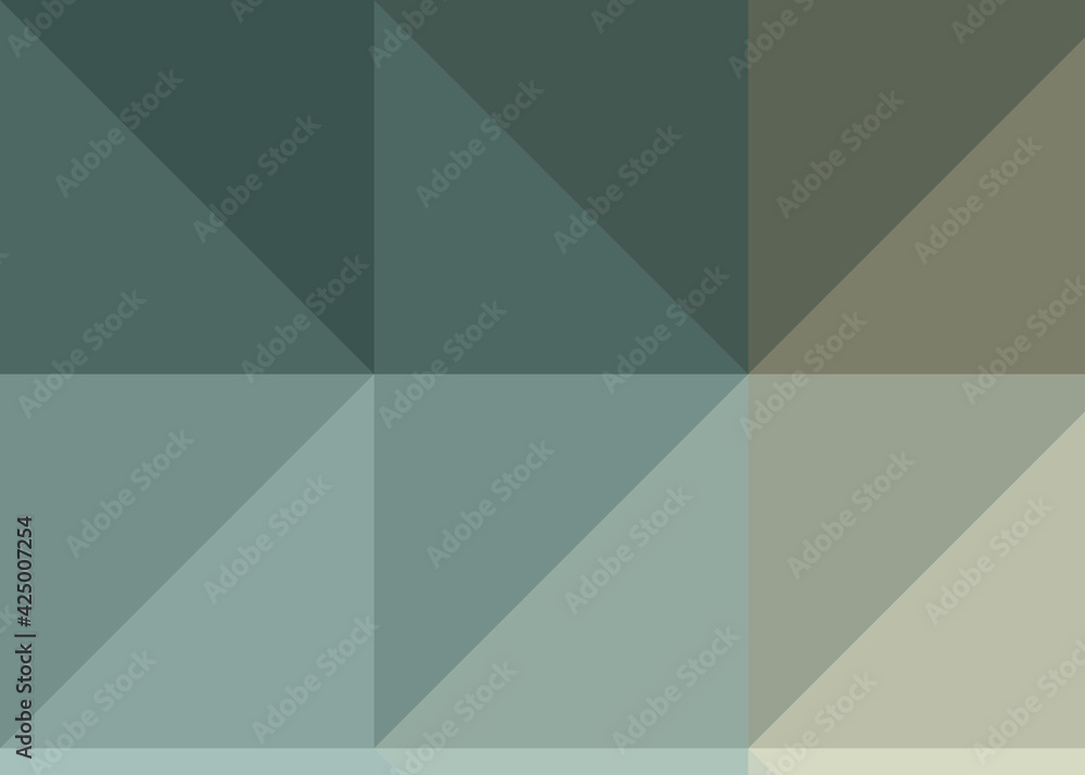 Fototapeta premium Abstract color Low-Polygones Generative Art background illustration