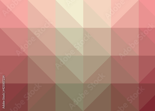 Abstract color Low-Polygones Generative Art background illustration