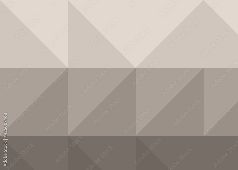 Fototapeta premium Abstract color Low-Polygones Generative Art background illustration