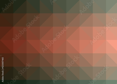 Abstract color Low-Polygones Generative Art background illustration