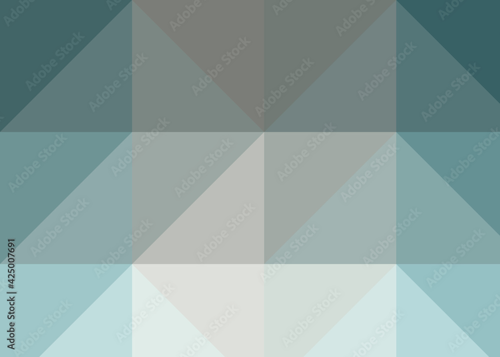 Obraz premium Abstract color Low-Polygones Generative Art background illustration