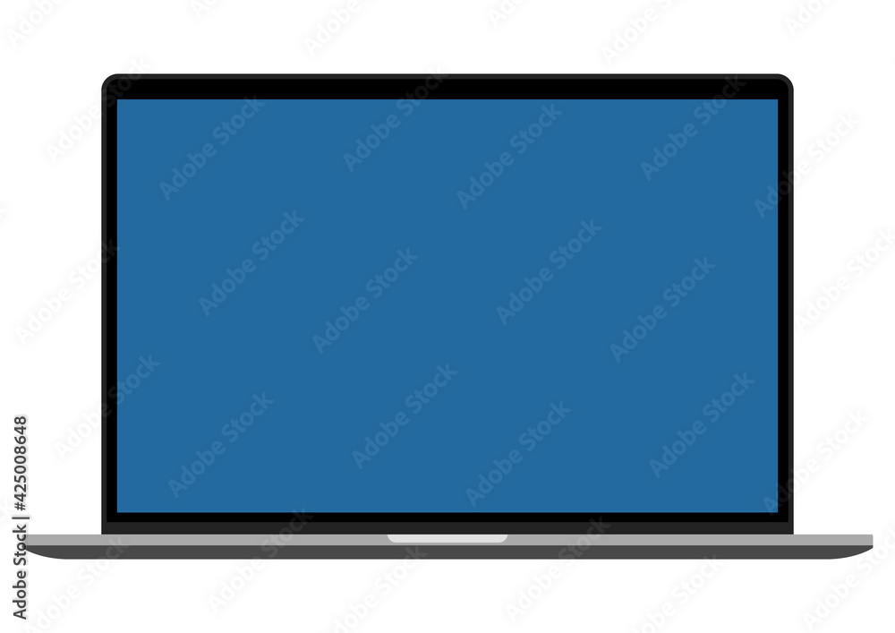 ngi1194 NewGraphicIcon ngi - english - modern laptop with open display . front view - simple design - turquoise screen isolated on white background . DIN A4 xxl g10448 ngi1194 NewGraphicIcon ngi - english - modern laptop with open display . front view - simple design - turquoise screen isolated on white background . DIN A4 xxl g10448