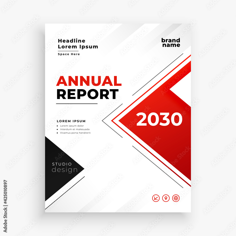 business annual report red brochure flyer design business annual report red brochure flyer design
