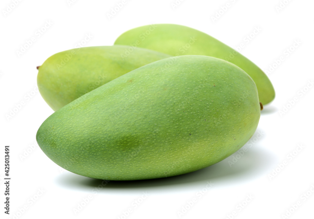 mangos on a white background mangos on a white background