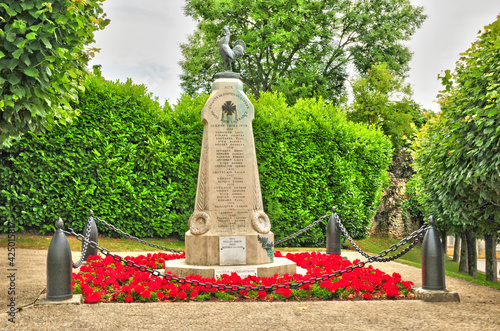 Fontenay Saint Pere, France - april 3 2017 :  war memorial photo