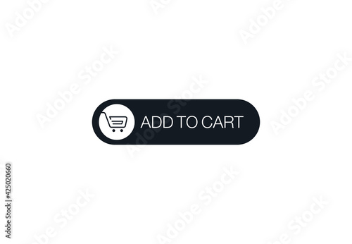 Add to cart. Shopping Cart icon Vector illustration