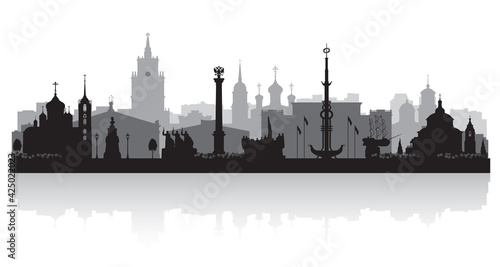Voronezh Russia city skyline silhouette