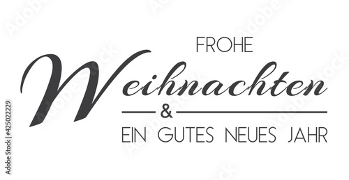 Frohe Weihnachten Kartentext für Weihnachtskarte, schwarz, deutsch, 2022