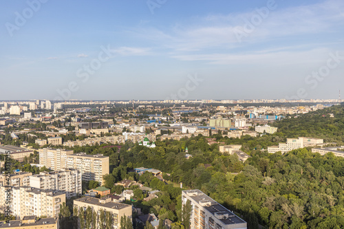 Aerial view of City Buildings during daytime. Urban housing development. Urban landscape
