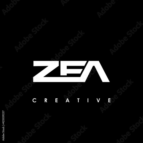 ZEA Letter Initial Logo Design Template Vector Illustration photo