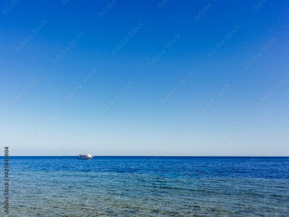 boat on the sea