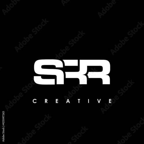 SRR Letter Initial Logo Design Template Vector Illustration photo