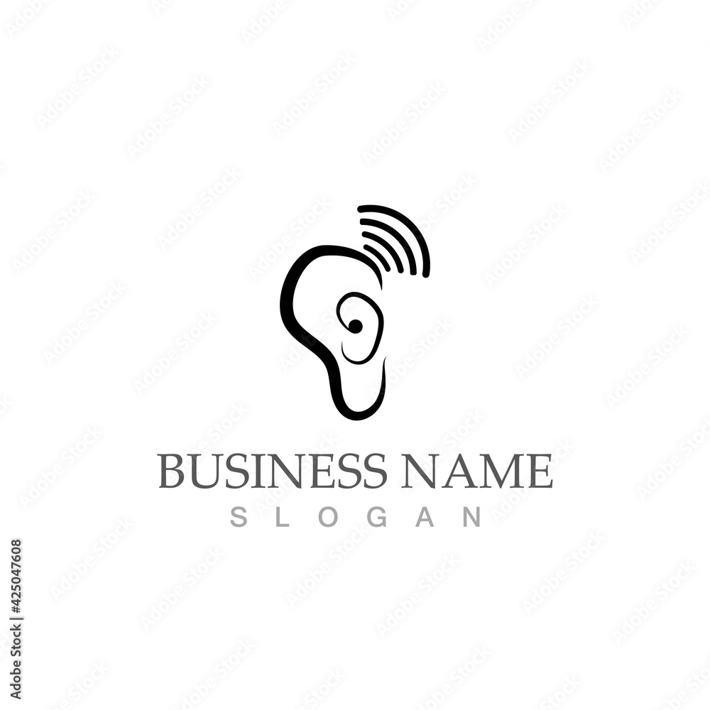 Hearing Logo Template