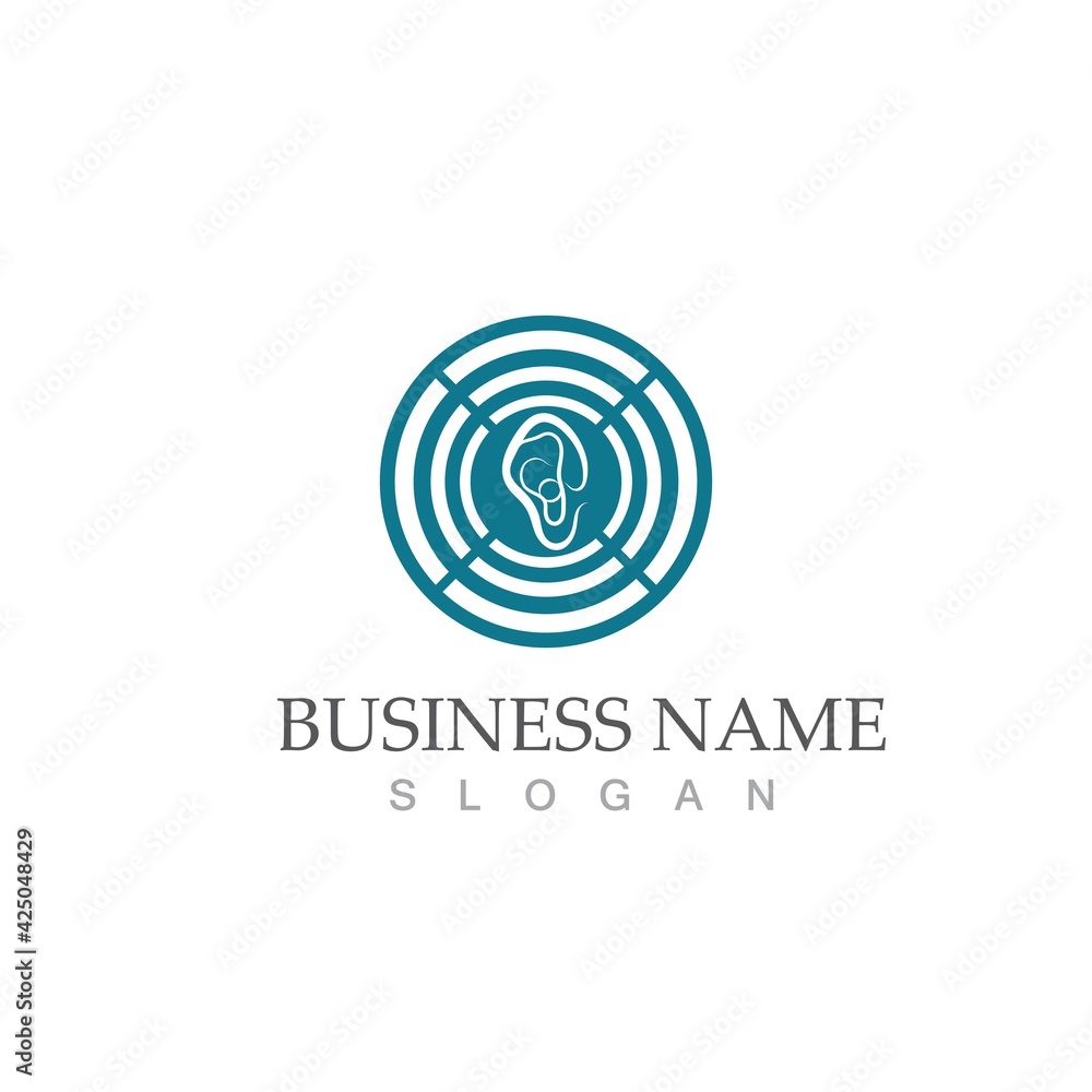 Hearing Logo Template Hearing Logo Template