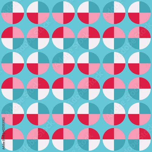 Simple abstract seamless pattern - decorative accent for any surfaces.