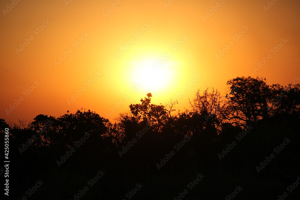 Por do sol Por do sol
