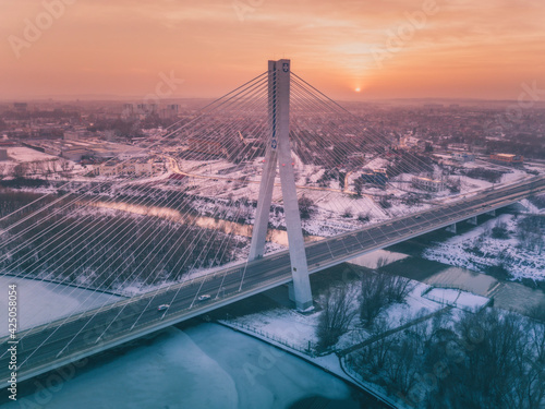 Mazowiecki Bridge and Wislok River in Rzeszow photo