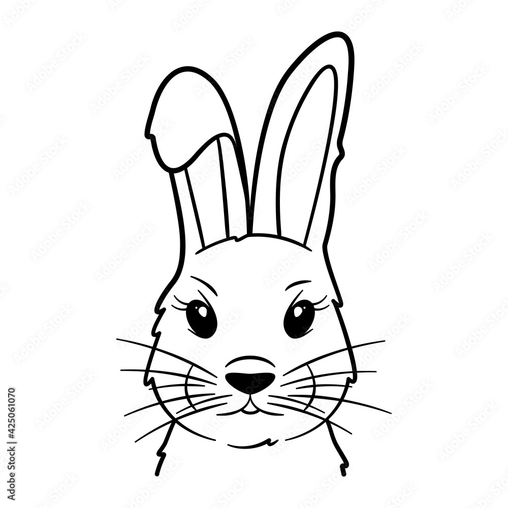 Easter bunny with cute face, Rabbit head, Rabbit with long ears, Spring bunny clipart, Rabbit with big eyes , Rabbit face outline, Cartoon rabbit, Baby bunny, Hare silhouette Easter bunny with cute face, Rabbit head, Rabbit with long ears, Spring bunny clipart, Rabbit with big eyes , Rabbit face outline, Cartoon rabbit, Baby bunny, Hare silhouette