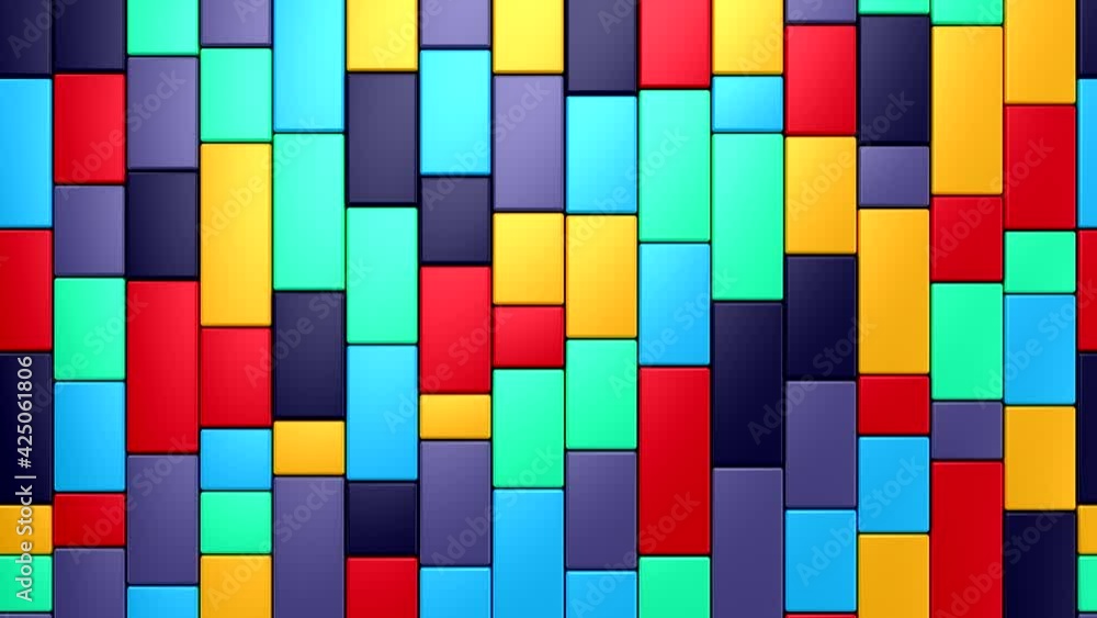Moving Rectangles Background. Abstract motion, loop, 3d rendering, 4k resolution
Moving Rectangles Background. Abstract motion, loop, 3d rendering, 4k resolution