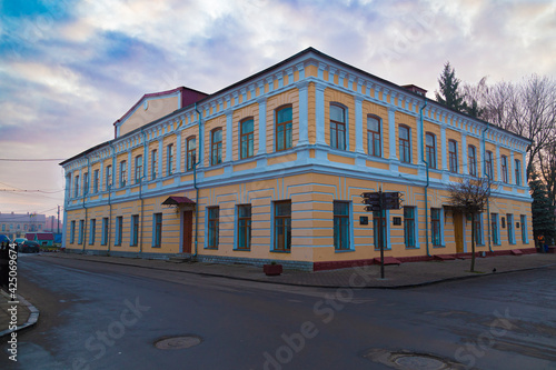Dubno town  Rivne region  Ukraine. Old street