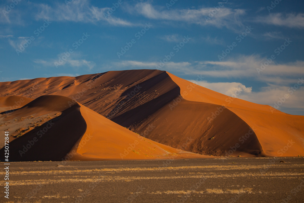 Sand dunes in Namib Naukluft National Park of Namibia, Southern Africa