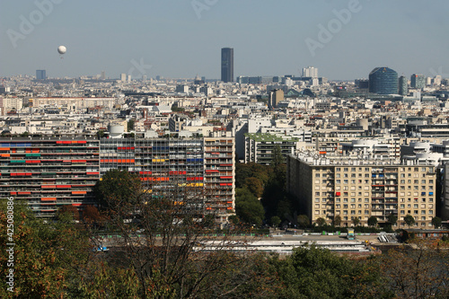 Paris vue depuis le Domaine National de Saint cloud