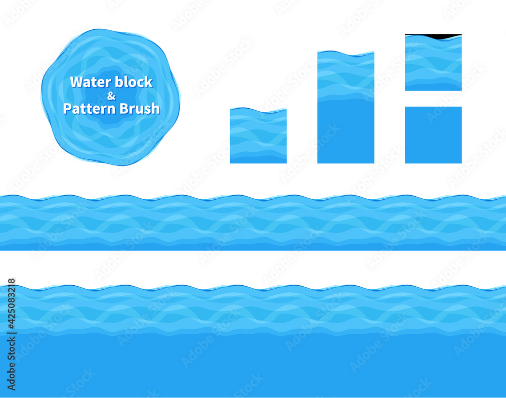 横スクロールゲームの水の断面の地面 ブロックとパターンブラシ イラスト素材 Stock Vector Adobe Stock 横スクロールゲームの水の断面の地面 ブロックとパターンブラシ イラスト素材 Stock Vector Adobe Stock