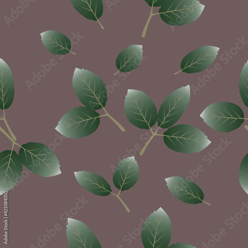 collection  leaves for background illustration