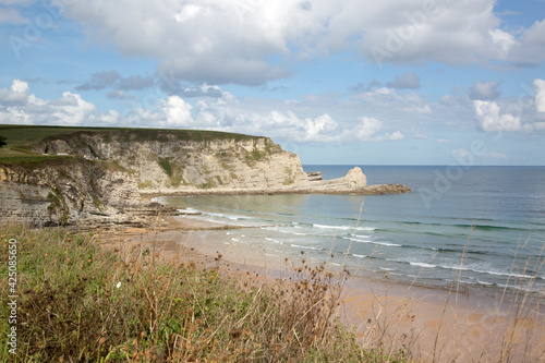 Cliffs at Langre Beach; Santander; Cantabria