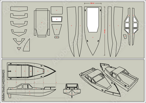 Wooden Boat Radio Control  001