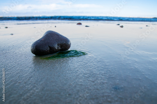 stones on the beach  Misdroy  Poland 