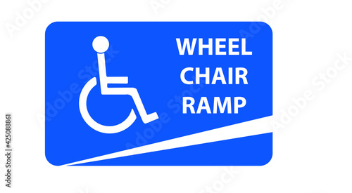 wheelchair ramp. disabled week Ramps for Disabled, Handicap Icon for Disabled